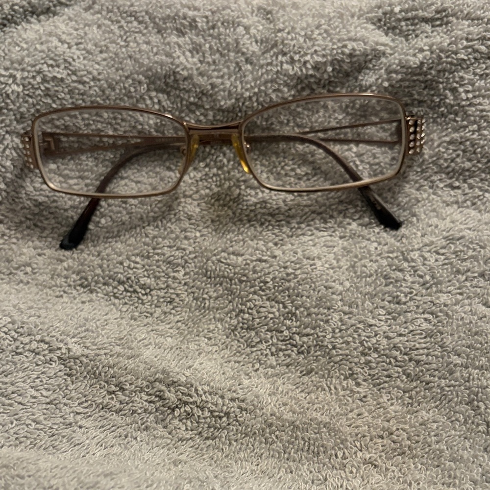 Versace Metallic Bronze Brown Eyeglass Temple model 1117-B- 1013